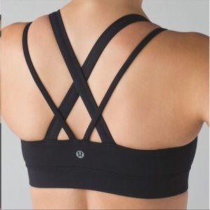 Lululemon Run For Days Sports Bra Il Black Size 8